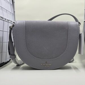 Kate Spade Elegant Silver Crossbody Bag